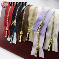 ❂☬ 10pcs Meetee 3 Gold Metal Zipper Close-end Zip 12/15/20cm for Jeans Bags Sewing Tailor Garments Handbag Craft DIY Accessories