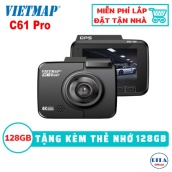 Camera Hành Trình Vietmap C61 Pro Kèm Thẻ Nhớ 128Gb
