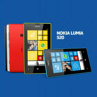 Nokias Lumias 520 Dual Core 3G WIFI GPS กล้อง 5MP 1GB RAM 8GB ROM 4.0 นิ้วโทรศัพท์มือถือ