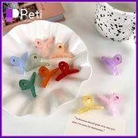 PETI JEWELLERY 10PCS สีเยลลี่ กิ๊บติดผม อุปกรณ์เสริมผม มินิมินิ คลิปหนีบเล็บ น่ารักน่ารักๆ พลาสติกทำจากพลาสติก ที่หนีบผม ผู้หญิงผู้หญิงผู้หญิง