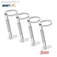 4PCS 5mm BSET MATEL Marine Grade 316 Stainless Steel Quick Release Pin for Boat Bimini Top Deck Hinge Marine hardware Boat