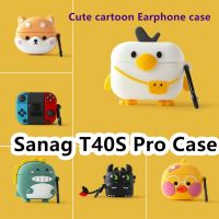 READY STOCK!For Sanag T40S Pro Case Cartoon Game Console &amp; Dragon for Sanag T40S Pro Casing Soft Earphone Case Cover