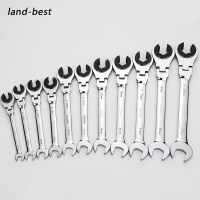 1pc 8-19 mm Tubing Ratchet Combination Wrenches Set Flexible Active headSpanners Hand Tools Gears Ring Wrench Set