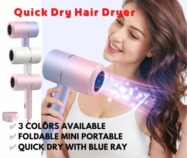 Portable Hair Blower Dryer Hot and Cold Wind Foldable Hair Dryer Electric Blue-ray Salon Blowers Professional Quick Dryer Low Noise Not Damage Hairs Travel Hair Care Blow Dryers | Lazada PH Portable Hair Blower Dryer Hot and Cold Wind Foldable Hair Dryer Electric Blue-ray Salon Blowers Professional Quick Dryer Low Noise Not Damage Hairs Travel Hair Care Blow Dryers | Lazada PH