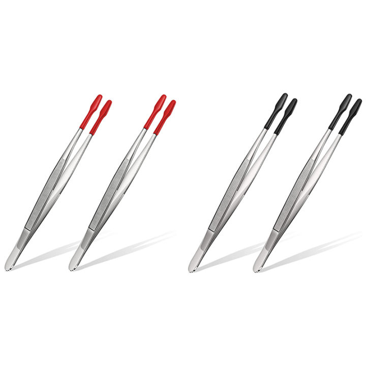 2-pieces-of-rubber-tip-tweezers-pvc-silicone-precision-tweezers-laboratory-industrial-hobby-craft-tweezers-tool