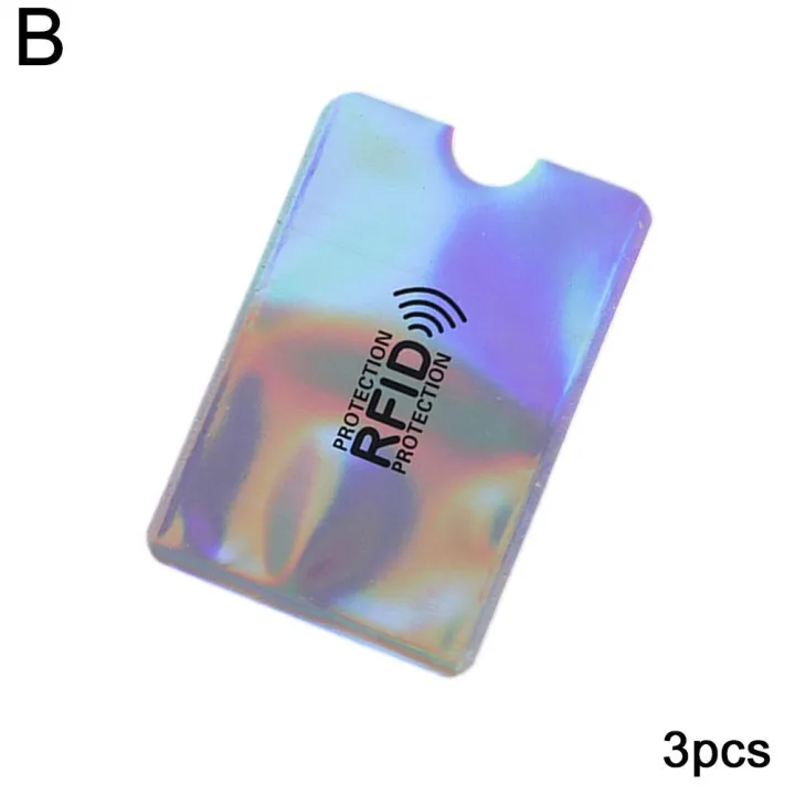 Anti Rfid Card Holder NFC Blocking Reader Lock Id Bank Cute Student