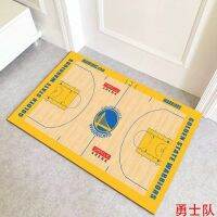 ขนาดประตู 【PPQ Home Life Museum】: 40X60CM พรมนำสมัย NBA Lakers นักรบสนามบาสเก็ตบอลห้องนอนโซฟาพรมห้องนั่งเล่น