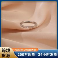 New women in Europe and the stainless steel ring ring cross-border for han edition titanium steel jewelry fashion jewelry