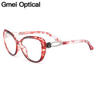 Gmei Optical Urltra-Light TR90กรอบใหญ่ Cat Eye สไตล์ผู้หญิงขอบแว่นตากรอบหญิงพลาสติกสายตาสั้นแว่นตา M1772