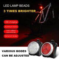 3 Led Cycling Bike Taillight With USB Rechargeable Bicycle Tail Clip Light Lamp Bike Light Luz Bicicleta Bicycle Accessories