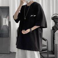 Mens 2021 fashion one suit mens 5-sleeve T-shirt男装2021潮一套衣服男五分袖T恤休闲五分裤青少年男天套装