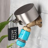 【YF】 Padlock Cylinder Tank Lockout Safety Valve Metal Outdoor Faucet Lock Garden Tap For Office Buildings Parks Schools