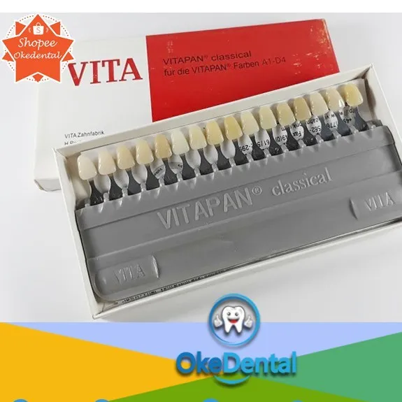 Dental Vita Shade Guide Vitapan 16 warna gigi A1D4 Lazada Indonesia