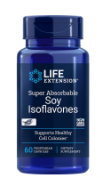 Life Extension  Super Absorbable Soy Isoflavones / 60 Vegetarian Capsules