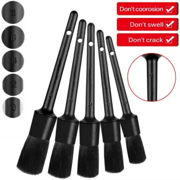 3pcs Car Detailing Brushes Set Soft Auto Detailing Brush