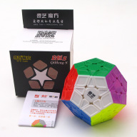 Đồ chơi Rubik QiYi Megaminx Biến thể 12 mặt ( Stickerless ) - Rubik Cao Cấp, Tặng chân đế Rubik, hàng chính hãng cao cấp thumbnail