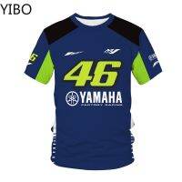 Summer New Fashion Casual Woman YAMAHA Car 3D Printing Mens Short Sleeve Childrens T-shirt