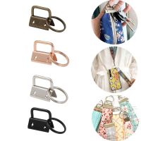 [HOT HUIQKKJKUIO 556] 40ชิ้น/เซ็ต Key Fobs หางคลิปชุดตกแต่ง Key Fob DIY ฮาร์ดแวร์ Key Chain จี้ทำอุปกรณ์เสริม Wristlet อุปกรณ์