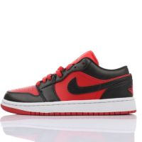 Hot Sale Presentation Originalil ΝΙΚΕ Ar*J0dan*1 Low Black Red Classic R Fashion Basketball Shoes Comfortable Casual Sports s Shoes {Free Shipping}