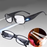 Unisex Multi Strength Reading Glasses with LED Unisex Eyeglasses Spectacle Diopter Magnifier Light Up Night Presbyopic Glasses