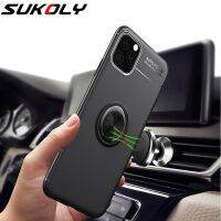 [Disen electronic] Ultra Thin Magnetic Car Case สำหรับ iPhone 14 Pro 13 12 X XS XR 11 Pro MAX Plus ที่มองไม่เห็นในตัวแม่เหล็ก Soft TPU กันกระแทก