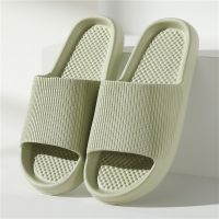 2023 Slippers Flip Flops Indoor Mute Shoes EVA Soft-soled Slides Couple Non-slip Sandals