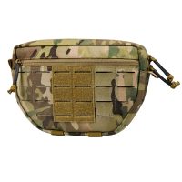 1050D Tactical Dump Pouch Nylon Front Pouch of Tactical Vest for Tactical Vest Chest Rig with Molle Carrying Kit Pouch