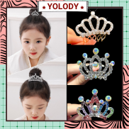 Cài Tóc Hình Vương Miện Đính Đá Lấp Lánh Cho Bé Gái