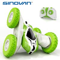 Sinovan Cars Stunt Car Toy 2.4GHz Sided 360° Rotating Vehicles Gifts for Kids