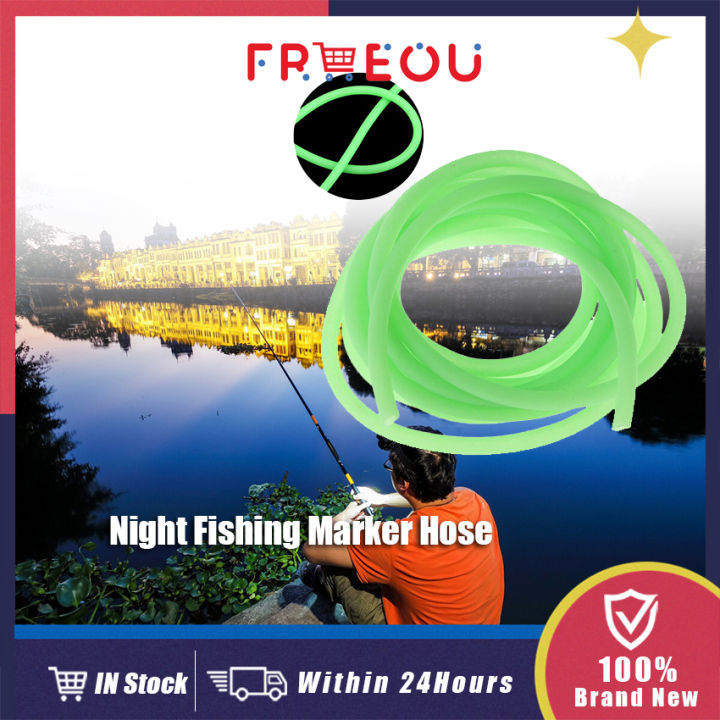 1Meter Luminous Hose Silica Gel Fishing Attractant Reusable Night Fishing  Marker Hose Luminous Tube
