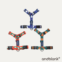 andblank® H-Harness Graphic Series สายรัดอกสุนัข ตัว H ลายกราฟฟิค สีสันโดดเด่น