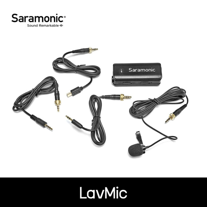 saramonic-อินเตอร์เฟซเสียงสำหรับสมาร์ทโฟน-lavmic-สำหรับ-gopro-กล้องและสมาร์ทโฟน