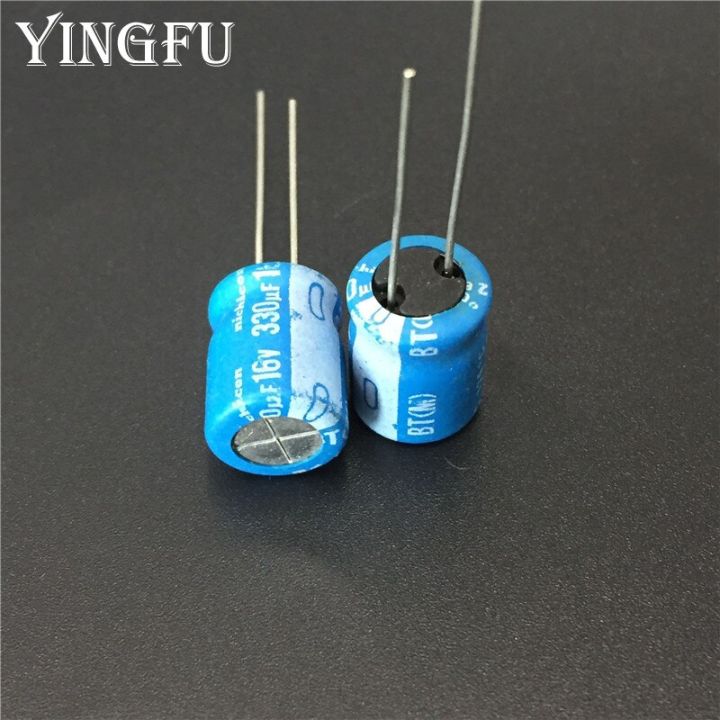 5pcs-50pcs-330uf-16v-nichicon-bt-series-10x12-5mm-highly-dependable-reliability-16v330uf-aluminum-electrolytic-capacitor