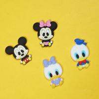 Hair clip cartoon car three-in-one data cable decoration sticker DIY cute small doll phone case accessories sticker soft rubber multi-style applicable responsible