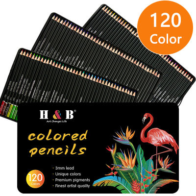 Colors Pencils 72 120 Professional Pencil Set Artist Painting Supplies Colors Glitter Sketch Drawing Colored Prismacolor Pen