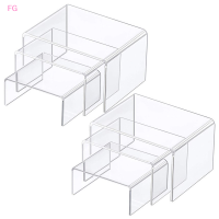 ?【Lowest price】FG แท่นโชว์อะคริลิคแท่นวางสินค้าใสชั้นแสดงเครื่องประดับชั้นโชว์ขนมหวานเค้กรูปแอคชั่น