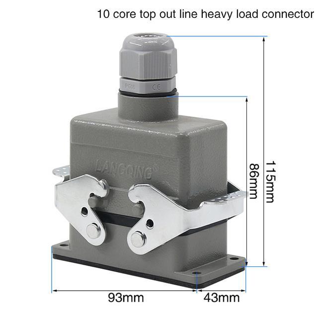 rectangular-heavy-duty-connector-hdc-he-010-air-plug-10-core-top-line-and-side-line-waterproof-socket