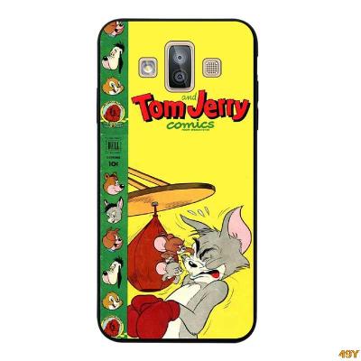 เคส49Y น่ารักสำหรับ Samsung Galaxy J7 Duo ซิลิคอนนุ่มรูปแบบ HTOMJ เคส TPU เคสโทรศัพท์