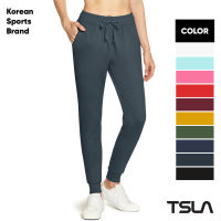 [TSLA] Womens Yoga Pants Wide Leg Comfy Drawstring Loose Straight Loungewear Running Workout Sweatpants I ผู้หญิง I เลกกิ้ง I กางเกงโยคะ I  ออกกำลังกาย I วิ่ง I โยคะ  (TM-FBP71)