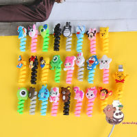 Sevenday - Cute Cartoon Charger Cable Winder Case Saver Earphone Cord Protection Sleeve Wire Cover 8 Pin Data line Protector