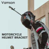Vamson ชุดอุปกรณ์แต่งหมวกนิรภัยสำหรับจักรยานมอเตอร์ไซค์สำหรับ Insta360 X3 X2เดียวพร้อมแขนยืดสำหรับ Gopro Hero 11 10 9 8