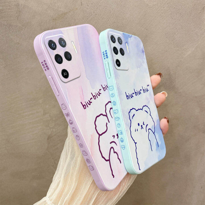 เคส-oppo-a94-4g-ซิลิโคน-tpu-ฝาหลัง-oppo-เคสโทรศัพท์-a94ทาสีปลอกอ่อน