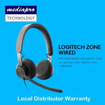 Auriculares USB Logitech Zone Wired