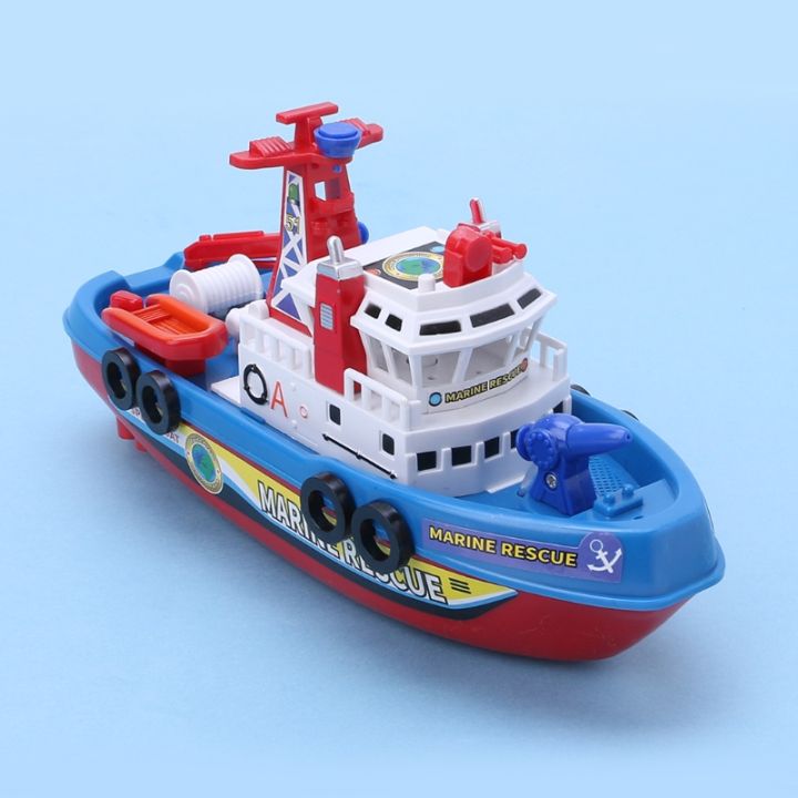 ready-stock-fast-speed-music-light-electric-marine-rescue-fire-fighting-boat-toy-for-kids