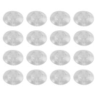 16 Pack Clear Mushroom Style Guitar Effect Pedal Protection Cap for Guitar Effect Pedal