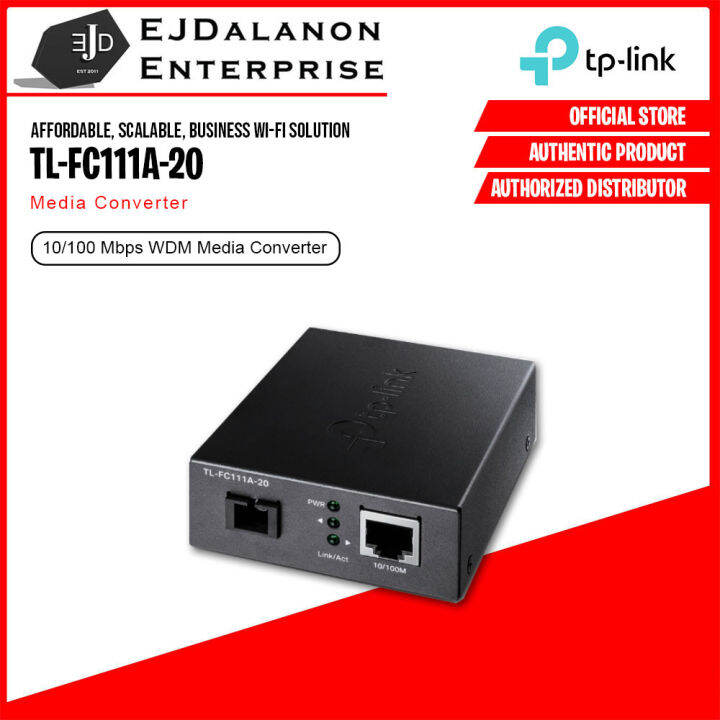 tp-link TL-FC111A-20 10/100 Mbps WDM Media Converter | TP-LINK | TL ...