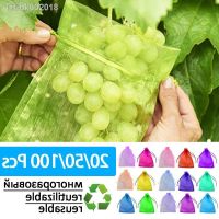 ♕№▣ 100pcs Plant Protection Bags Grapes Fruit Grow Bags Strawberry Vegetable Netting Mesh For Pest Control Anti-Bird Garden Tools