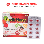 Viên uống bổ máu FEVITT NANO bổ sung sắt, acid folic cho bà bầu