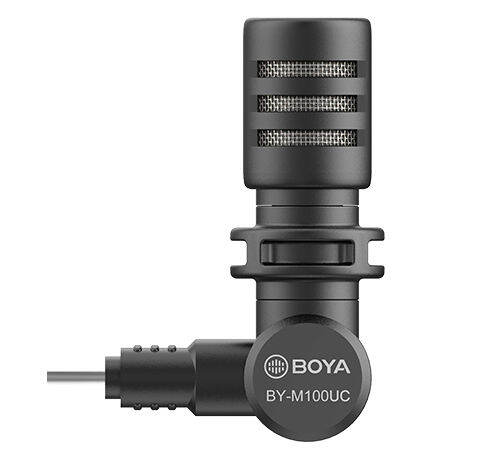 boya-by-m100uc-mininature-condenser-microphone-type-c-ไมโครโฟนคอนเดนเซอร์-พับได้-หมุนได้-180-ของแท้-ประกันศูนย์ไทย-2ปี