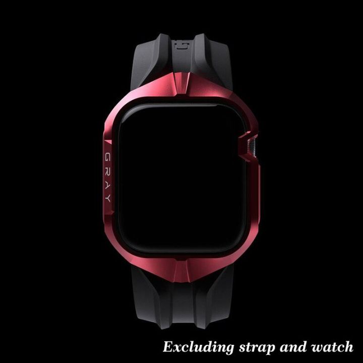 เคสนาฬิกาโลหะสำหรับ-apple-watch-อุปกรณ์เปลี่ยน-i-watch-series-4-5-6ขนาด42มม-44มม-พร้อมกล่อง-ไม่รวมสายนาฬิกา